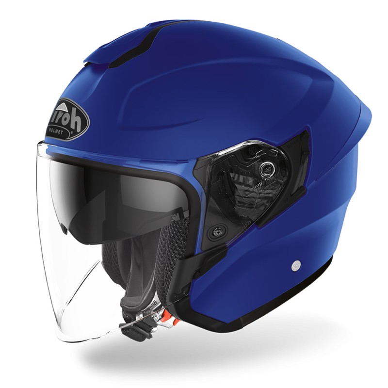 Casco Jet Airoh H.20 Blu Opaco MS