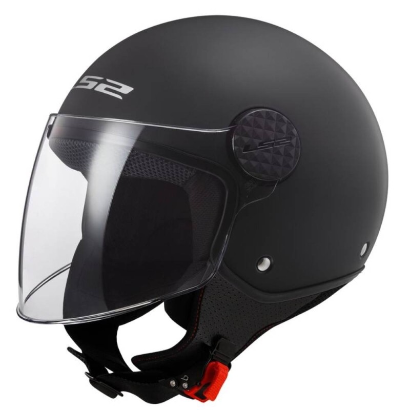 Casco Jet Ls2 OF558 Sphere II Solid Nero Opaco M