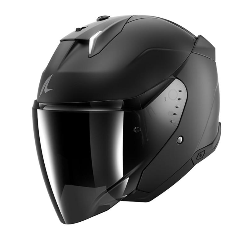 Casco Jet Shark Skwal i3 Jet Dark Shadow Nero Opaco S