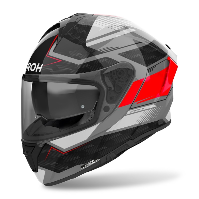 Casco Integrale Airoh Spark 2 Zenith Rosso Lucido XL