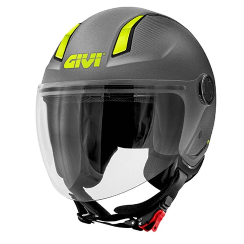 Casco Jet Givi 11.7 Solid Titanio Opaco XS