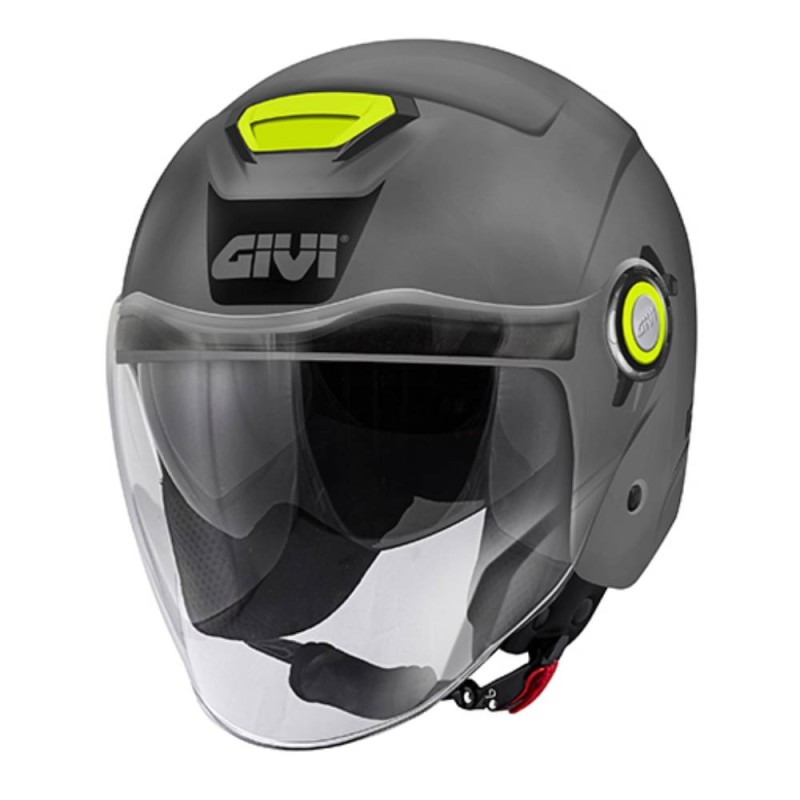 Casco Jet Givi 12.5 Solid Grigio Lucido L