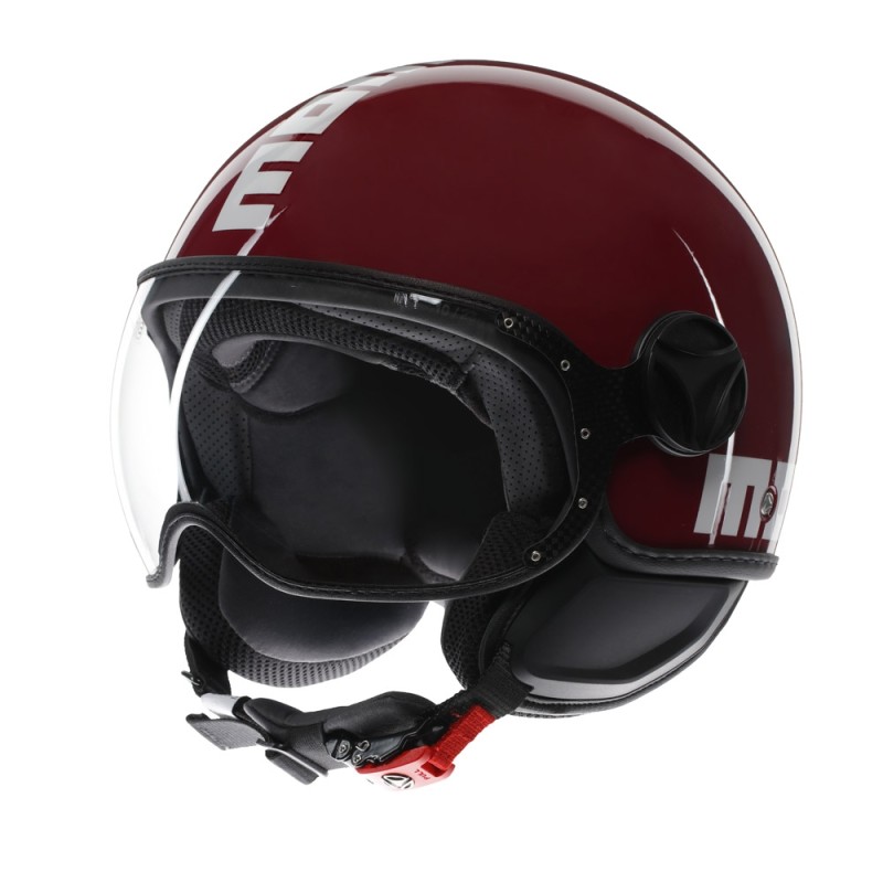 Casco Jet Momo Design Fgtr Classic Candy Lucido Porpora Bianco M