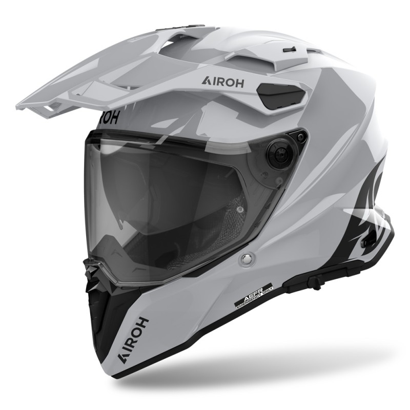 Casco Touring Airoh Commander 2 Grigio Cemento Lucido XS