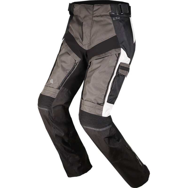 Pantaloni In Tessuto Ls2 Norway Nero Grigio M