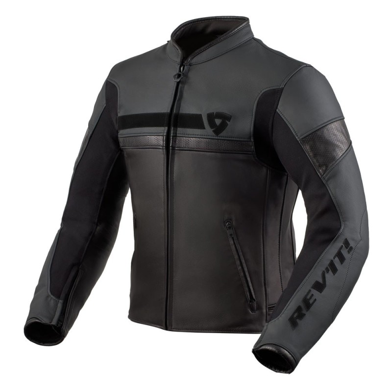 Giacca In Pelle Revit Mile Nero UOMO 46