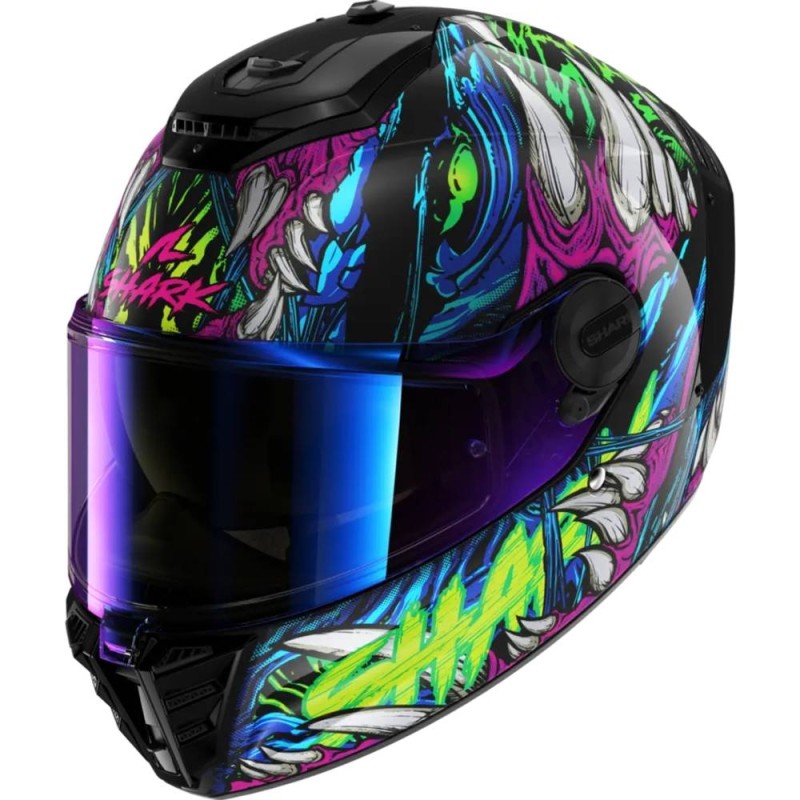 Casco Integrale Shark Spartan Rs Shaytan Nero Verde Viola M