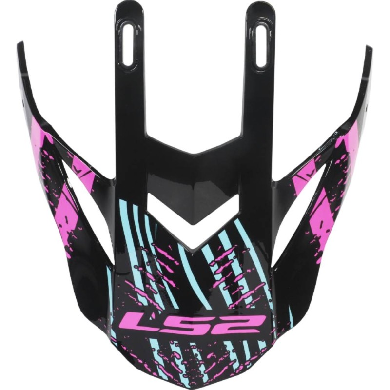 Visiera Spoiler Ls2 Fast Evo MX437 Black Fluo Pink