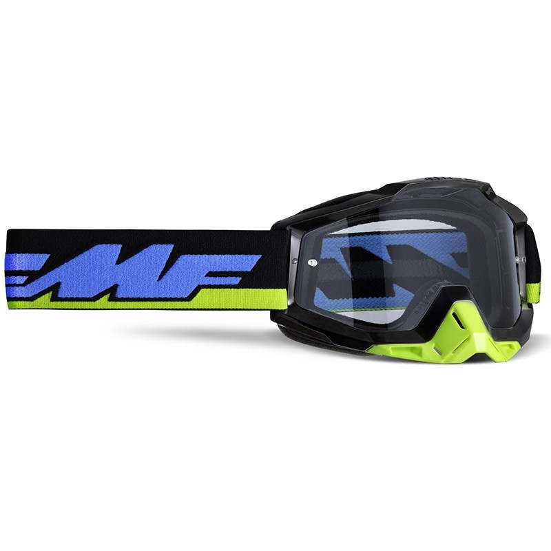 Maschera Moto FMF Powerbomb Talladega Lente Chiara