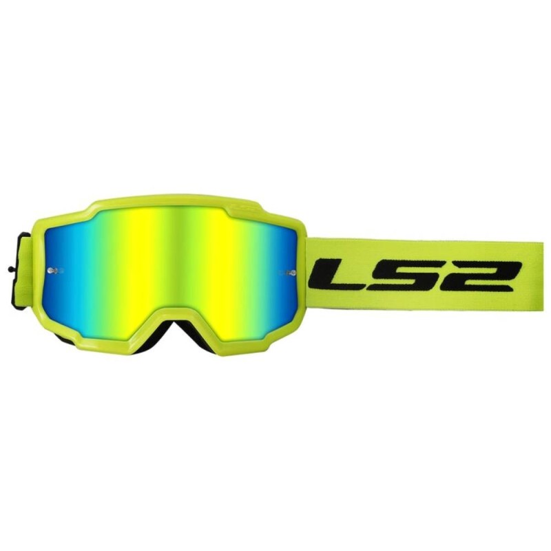 Maschera Moto Ls2 Charger H-V Giallo
