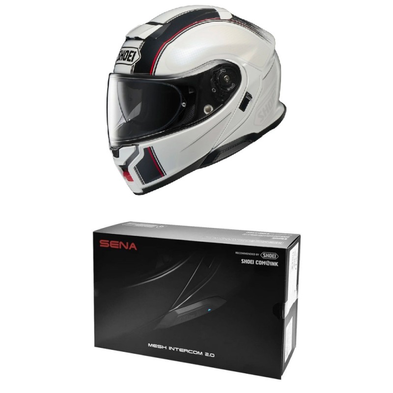 Bundle Shoei Neotec 3 Satori TC6 + Interfono SRL-3