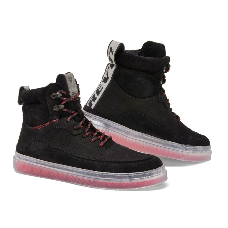 Scarpe Moto Revit Filter Nero Neon Rosso 42