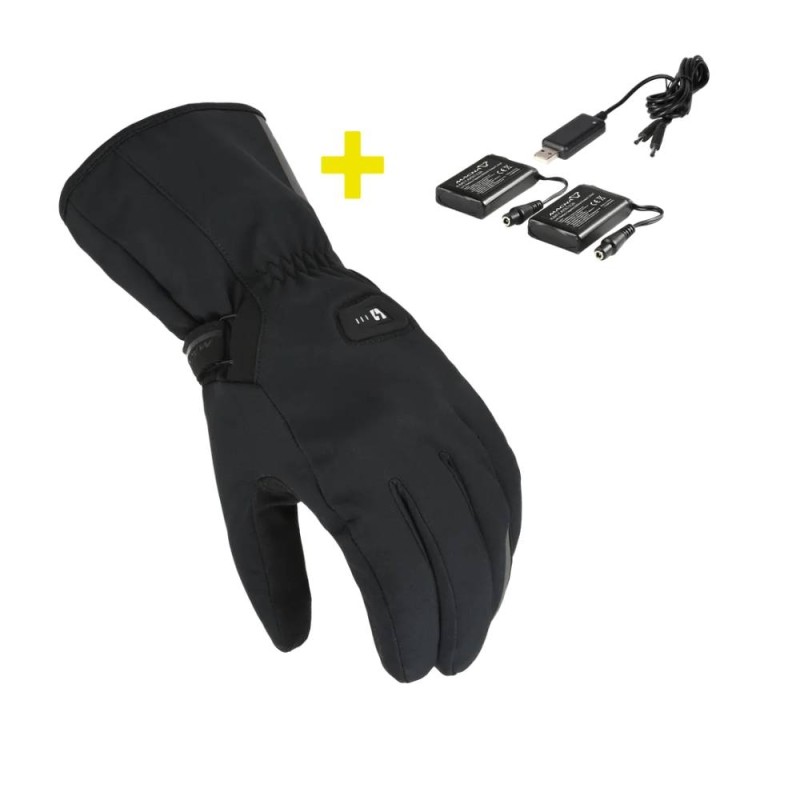 Guanti Riscaldati In Tessuto Macna Unite 2.0 Kit Nero M
