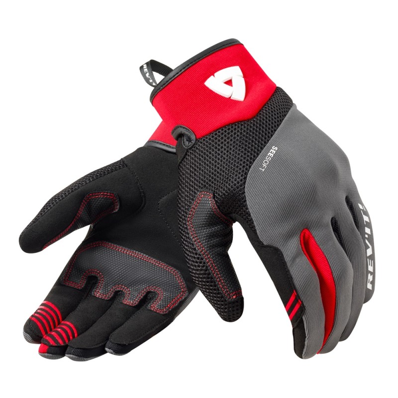 Guanti In Tessuto Revit Endo Grigio Rosso XL