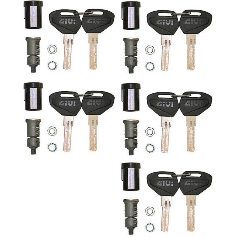 Kit Chiavi Con Boccola Per 5 Valigie SL105