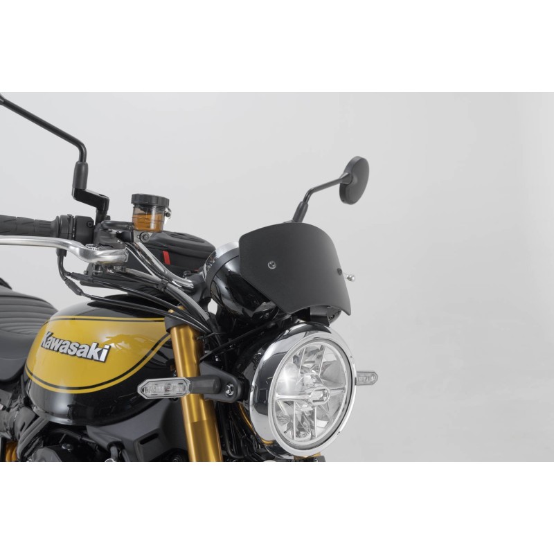 Parabrezza Nero. Kawasaki Z900RS (17-) / SE (21-).