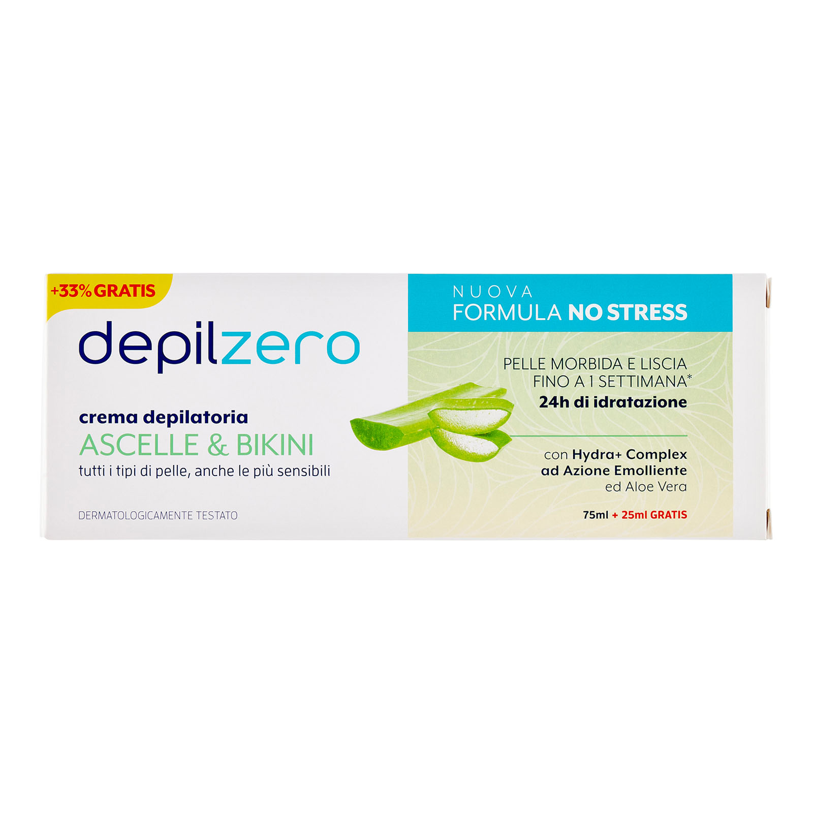 Crema Depilatoria Ascelle E Bikini Tubo 75 + 25 ml
