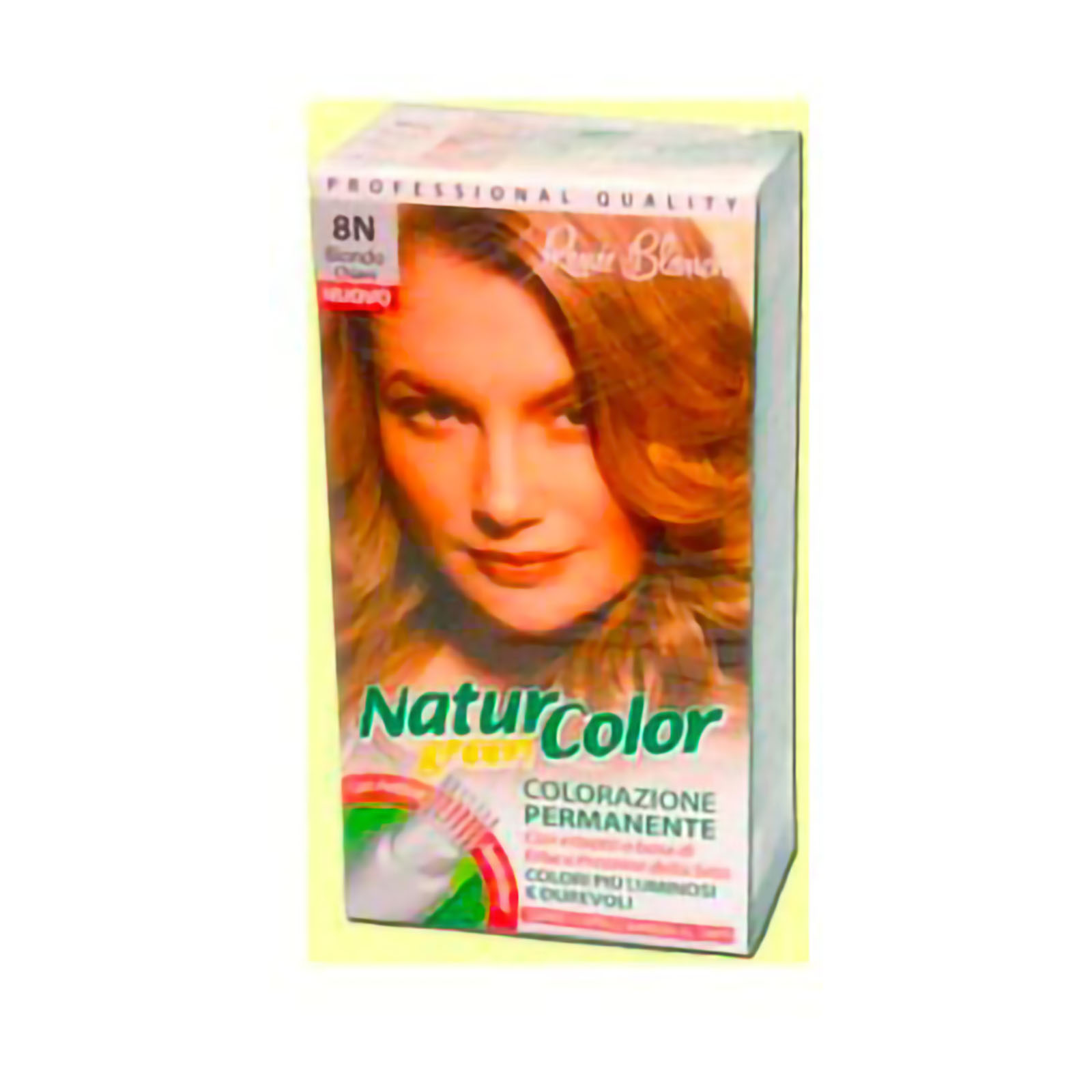 Tinta Per Capelli Colorazione Permanente Naturale Natur Color Green 8 N Biondo Chiaro