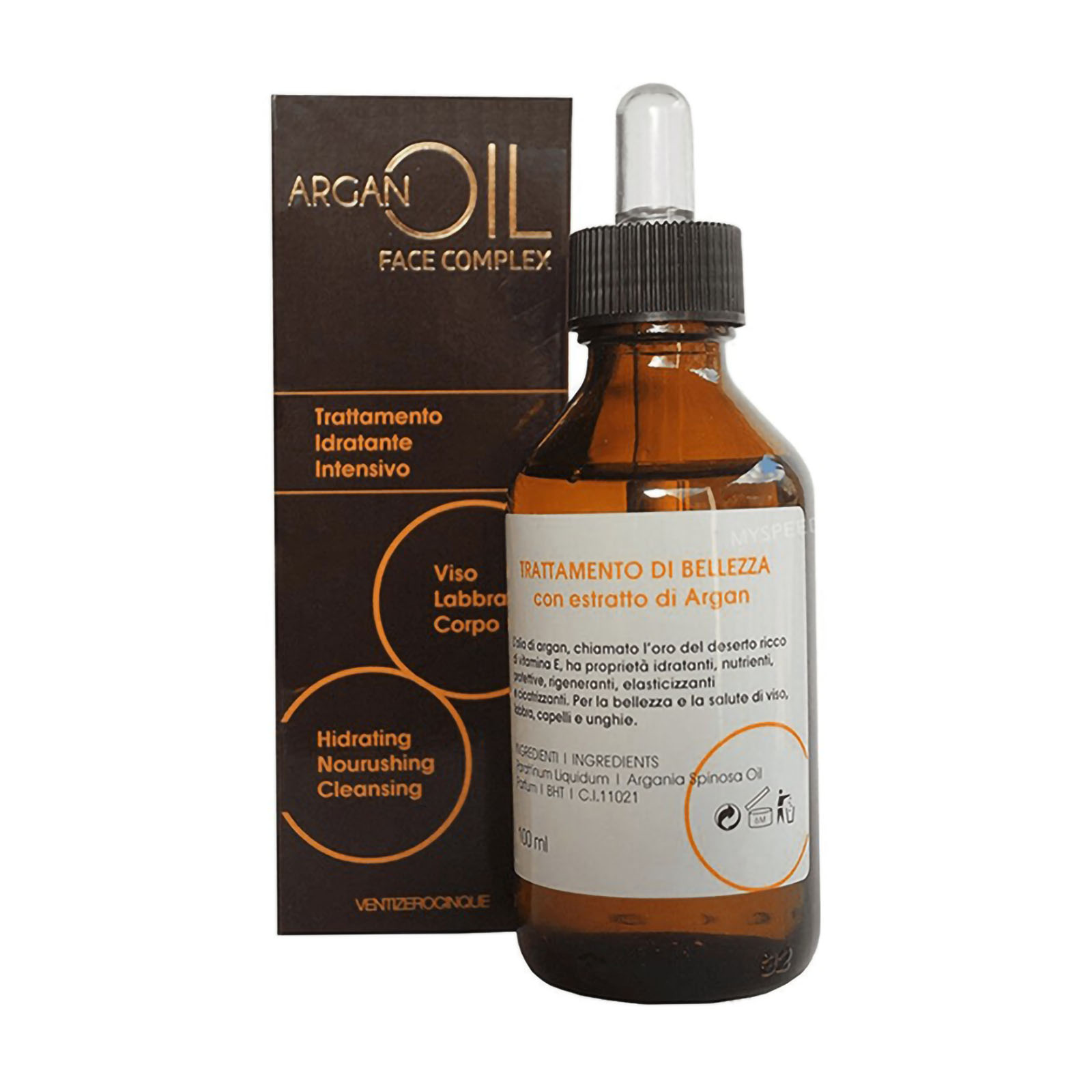 Face Complex Argan Oil Trattamento Di Bellezza Idratante Lenitivo Con Estratto Di Argan 100 ml