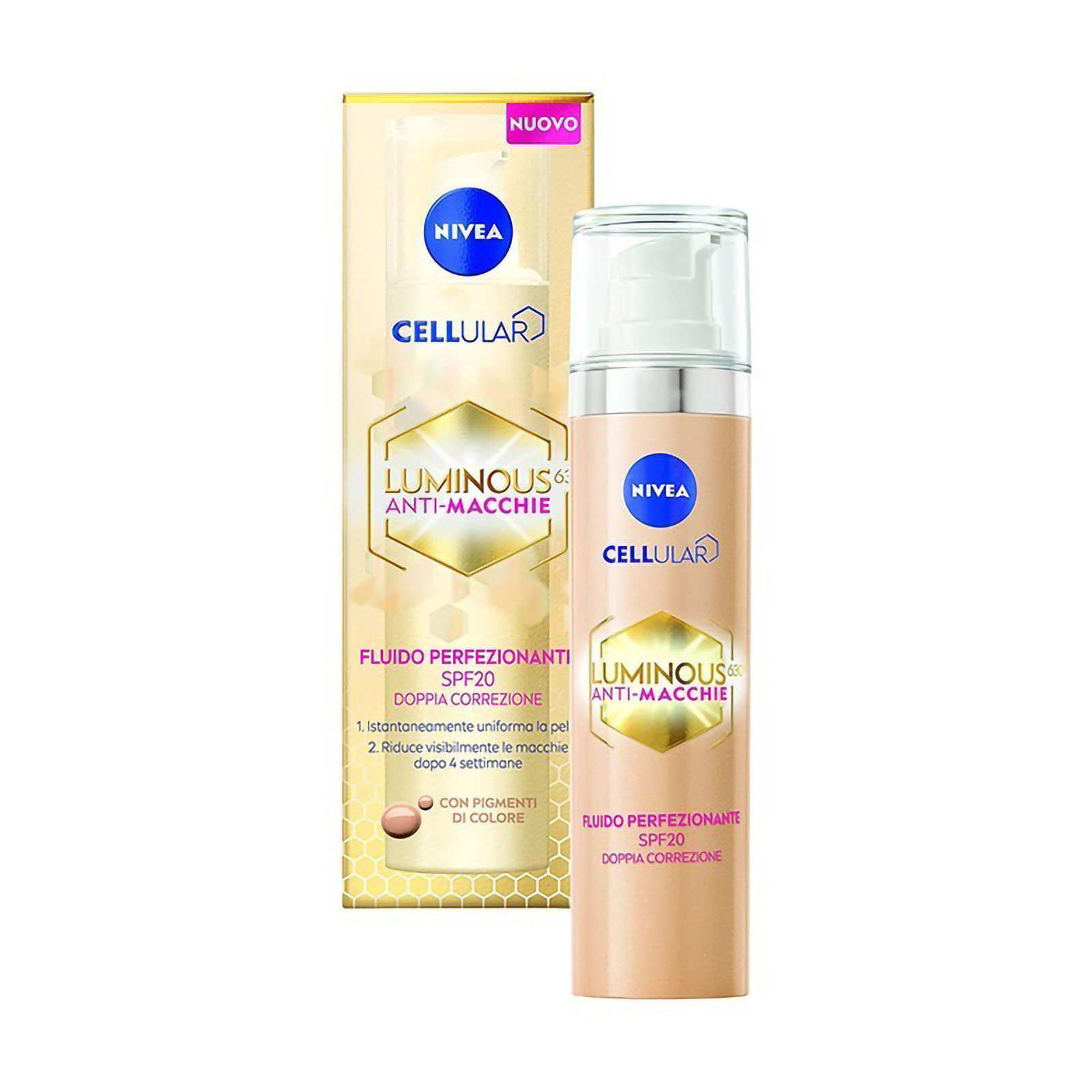 Cellular Luminous630 Anti-macchie Fluido Perfezionante Spf20 Doppia Correzione 40 ml