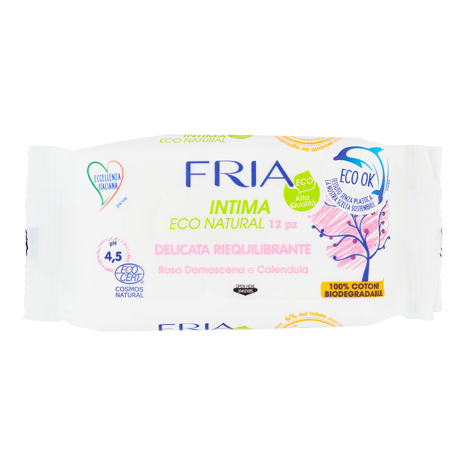 Eco Intima Eco Natural Delicata Riequilibrante 12 Pz