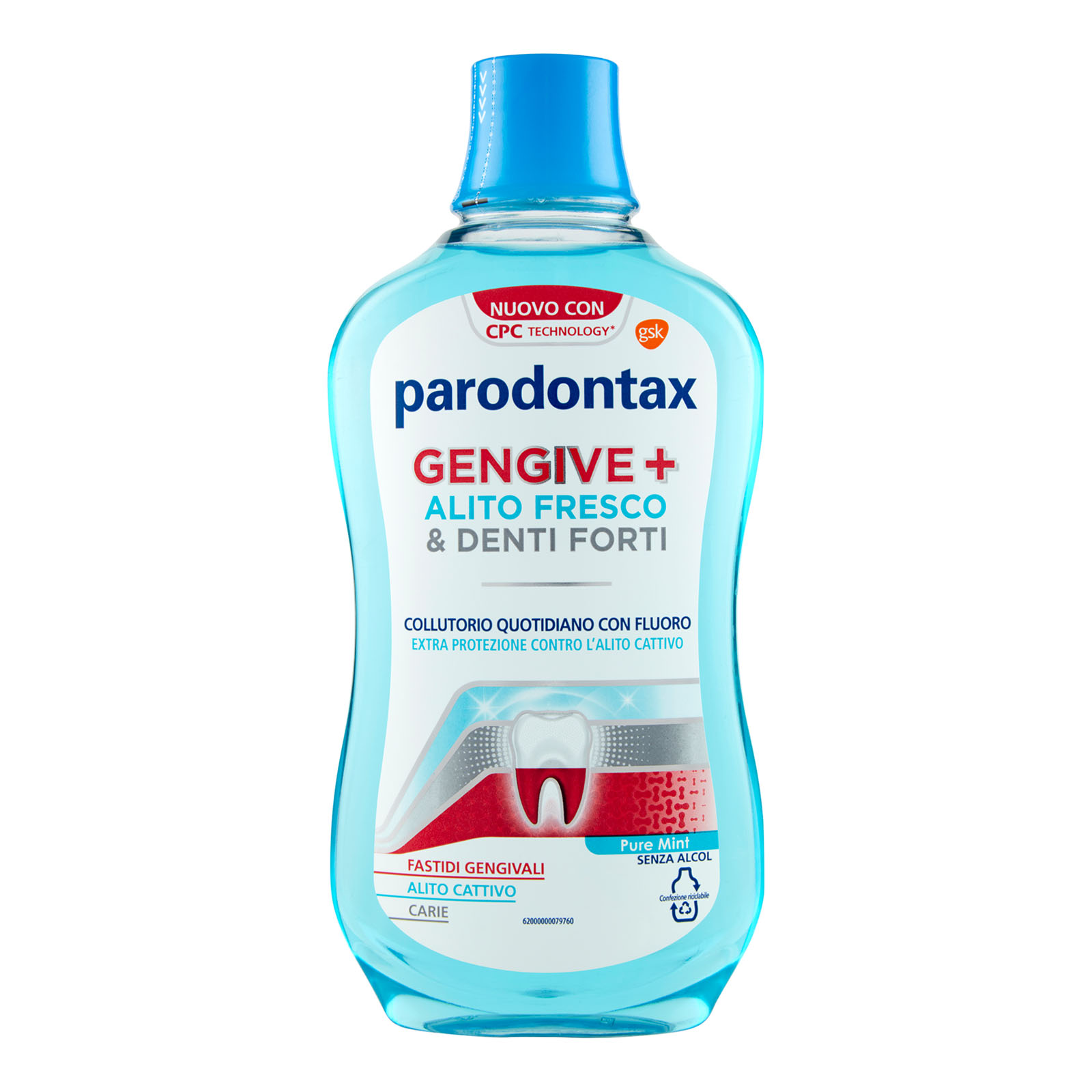 Collutorio Gengive+ Alito Fresco & Denti Forti 500 ml