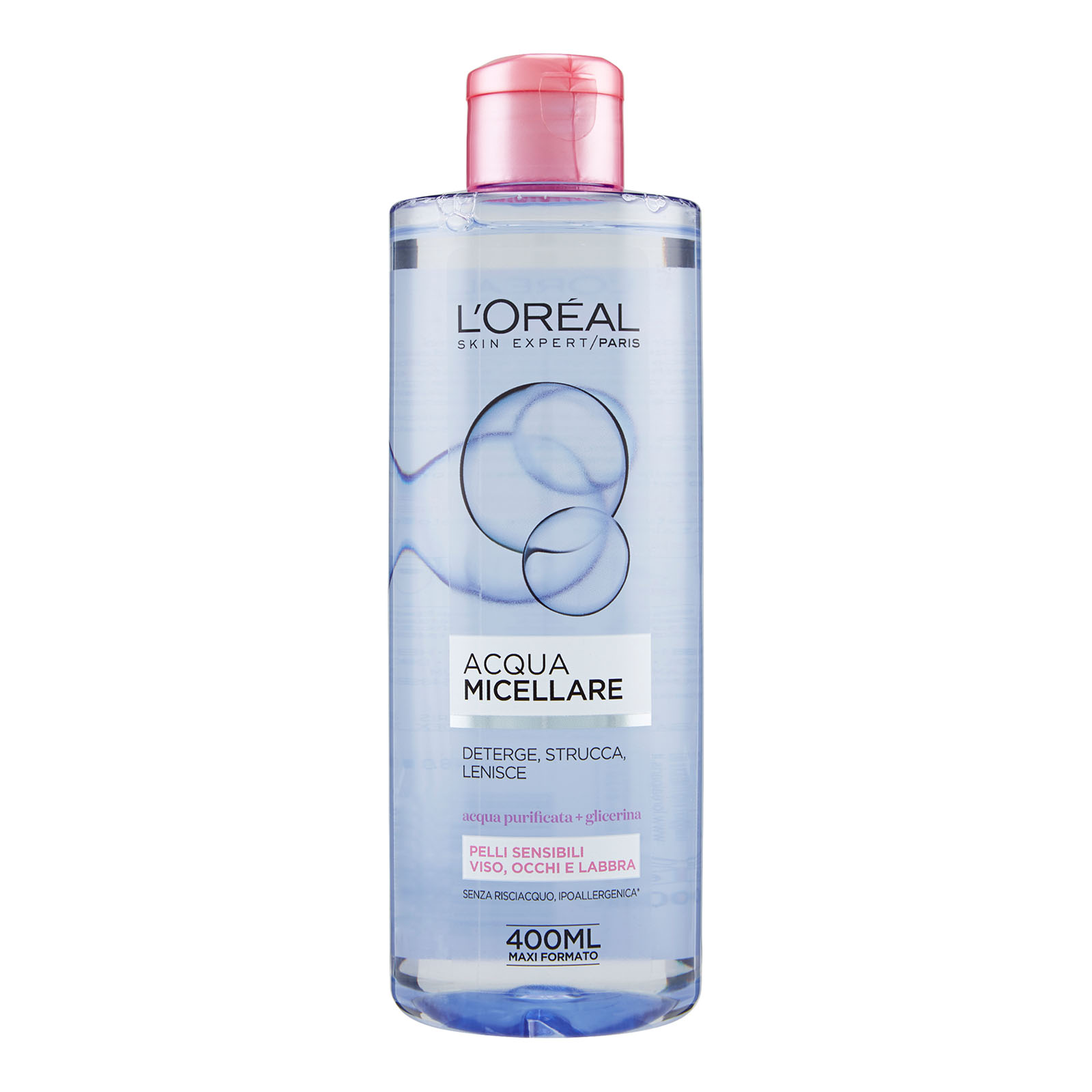 Acqua Micellare Viso, Occhi E Labbra Per Pelli Sensibili 400 ml