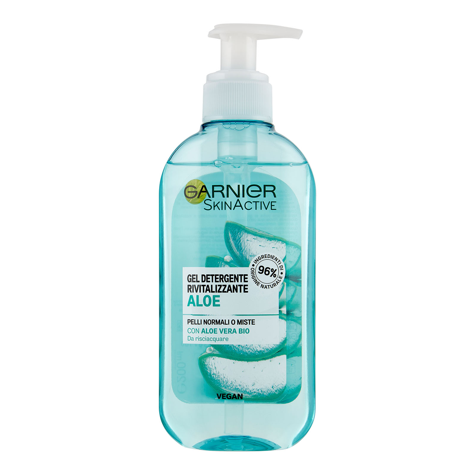 Skinactive Detergente, Texture Gel, Arricchito Con Aloe Vera 200 ml