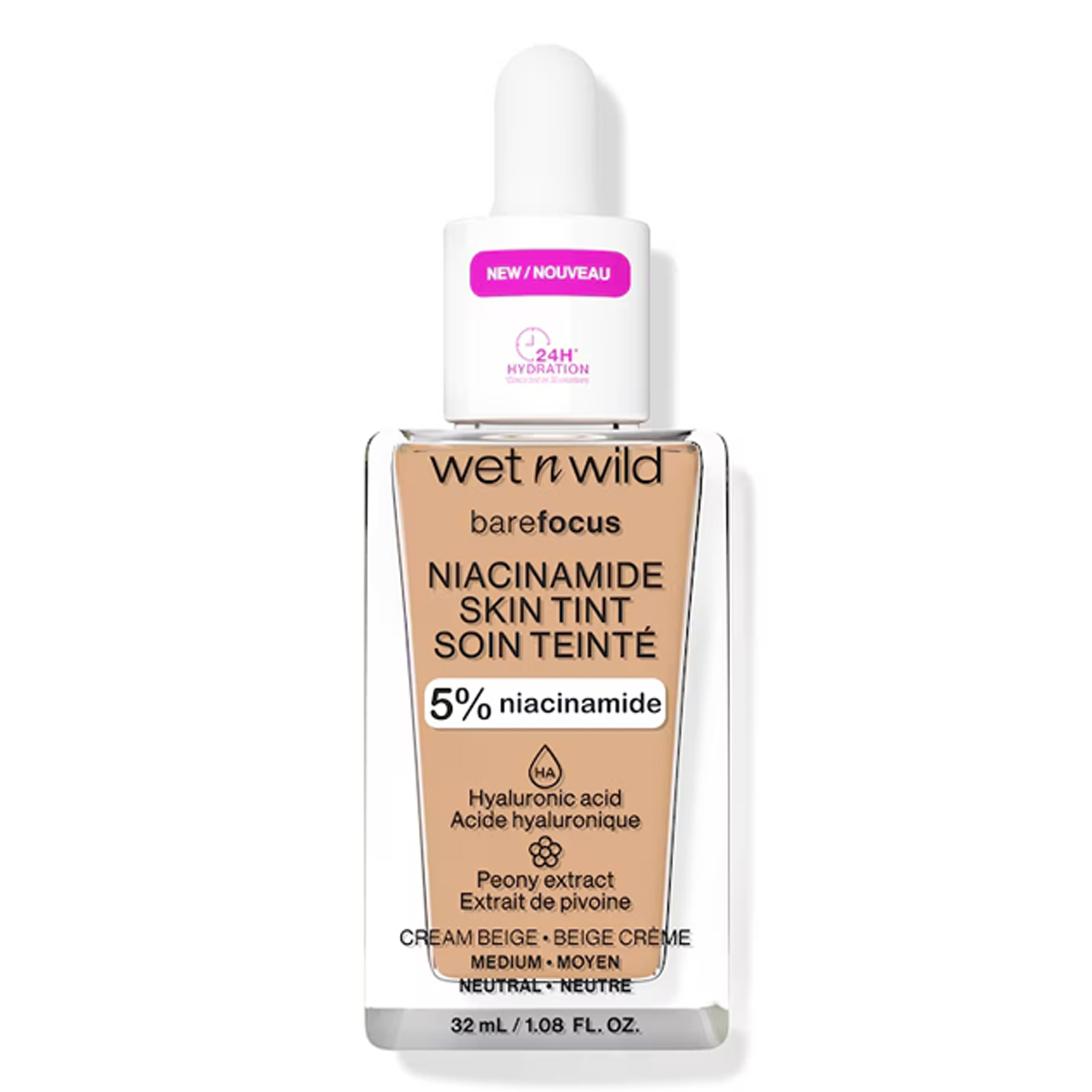 Bare Focus Niacinamide Skin Tint Niacinamide 6319e cream beige
