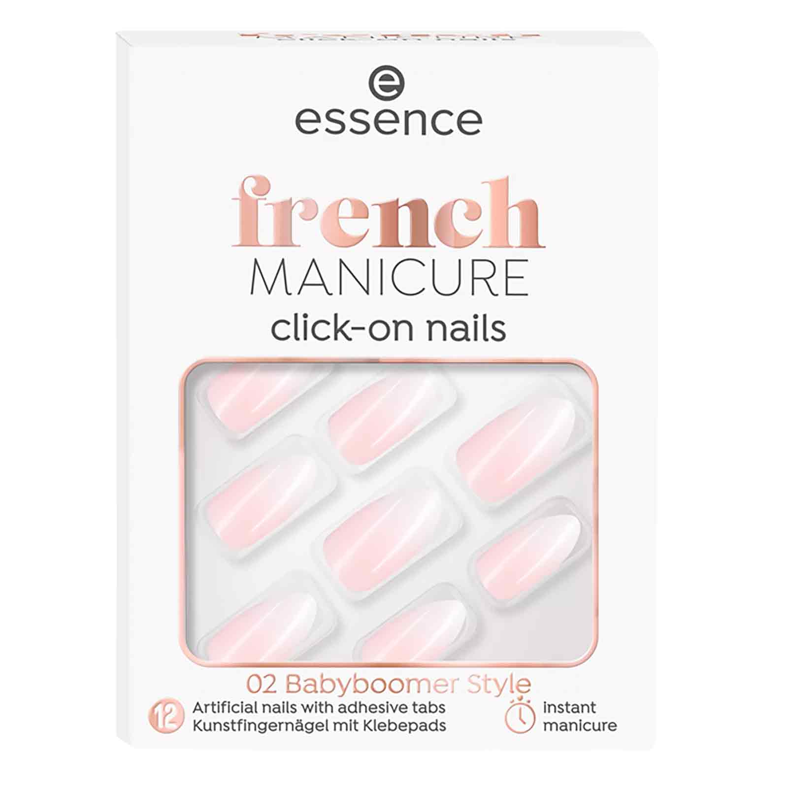 Unghie Finte Click-on French Manicure Unghia finta 02
