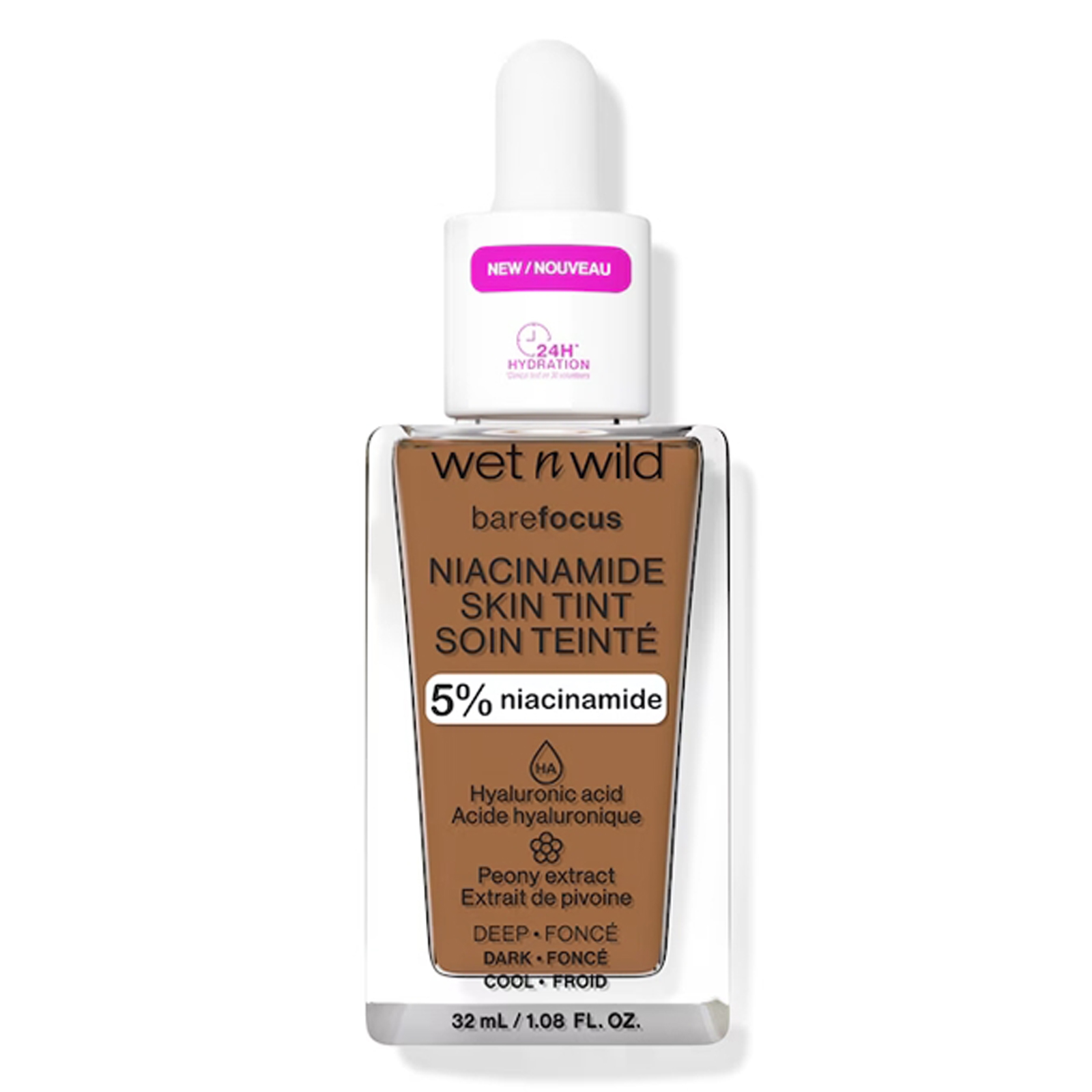 Bare Focus Niacinamide Skin Tint Niacinamide 6325e deep