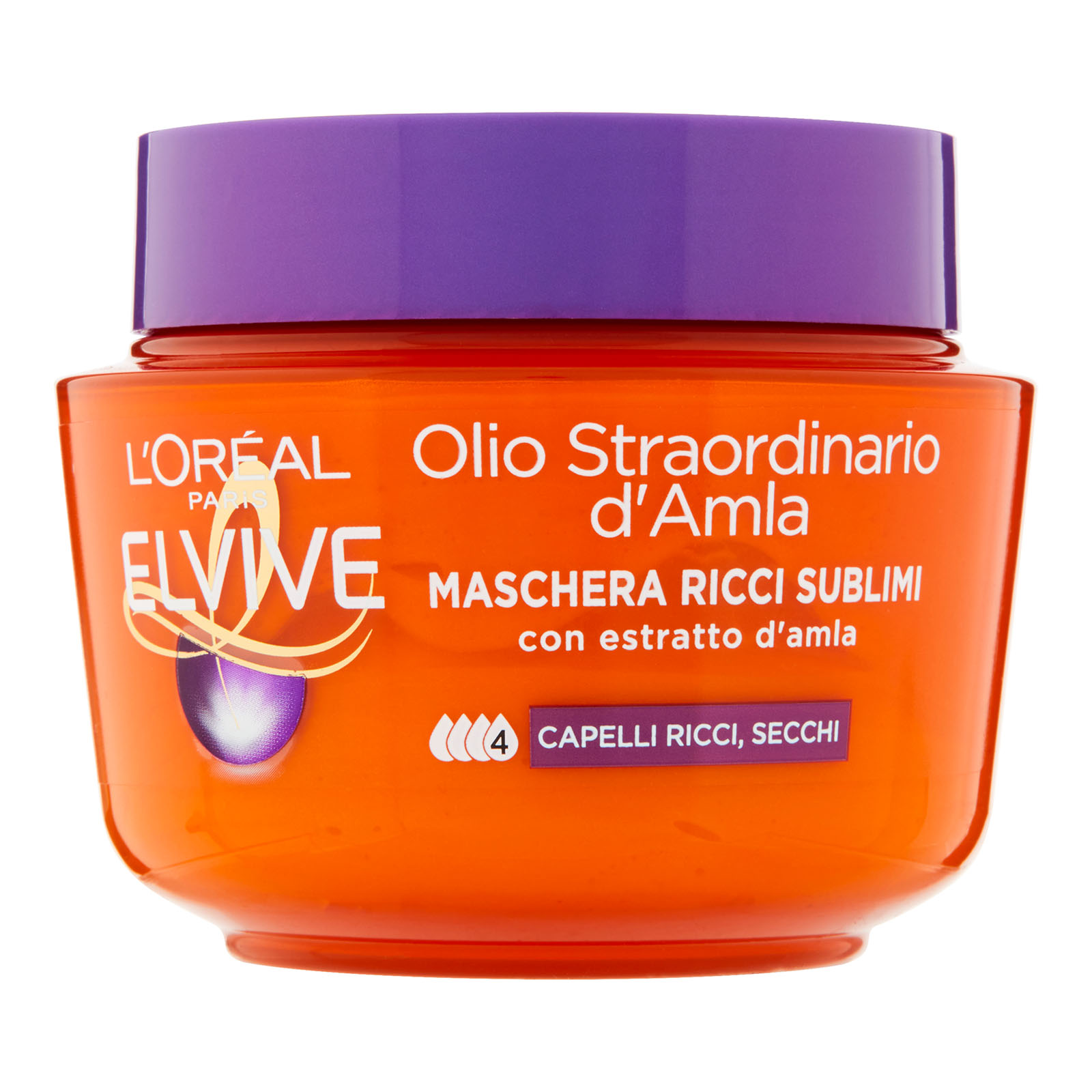 Maschera Capelli Elvive Olio Straordinario Ricci Sublimi, Per Capelli Ricci E Secchi 300 ml