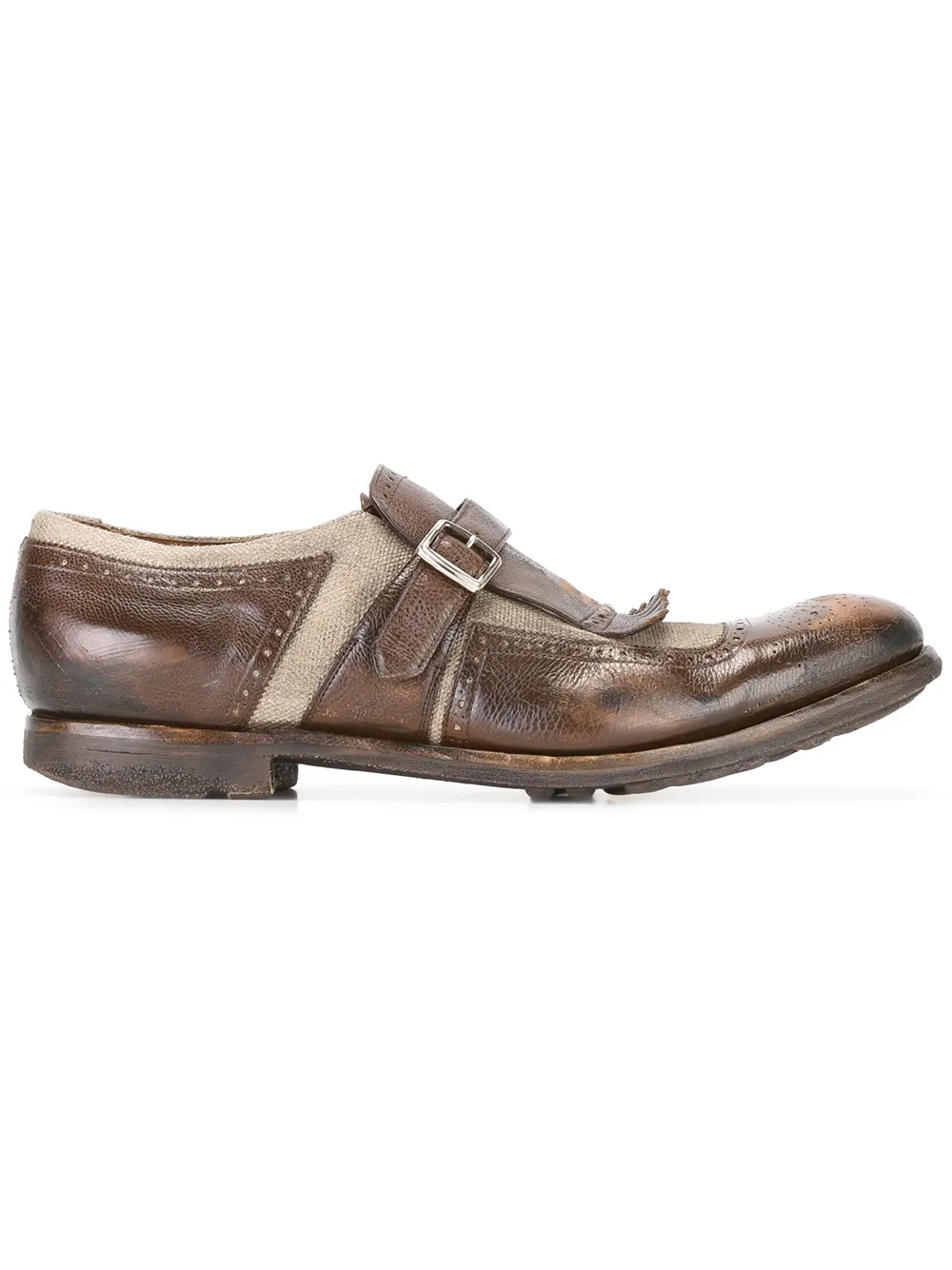 Church's Shangai monk shoes - Marrone