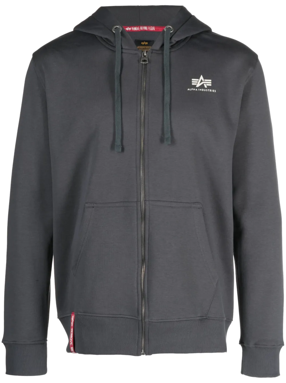 Alpha Industries Giacca con cappuccio - Grigio