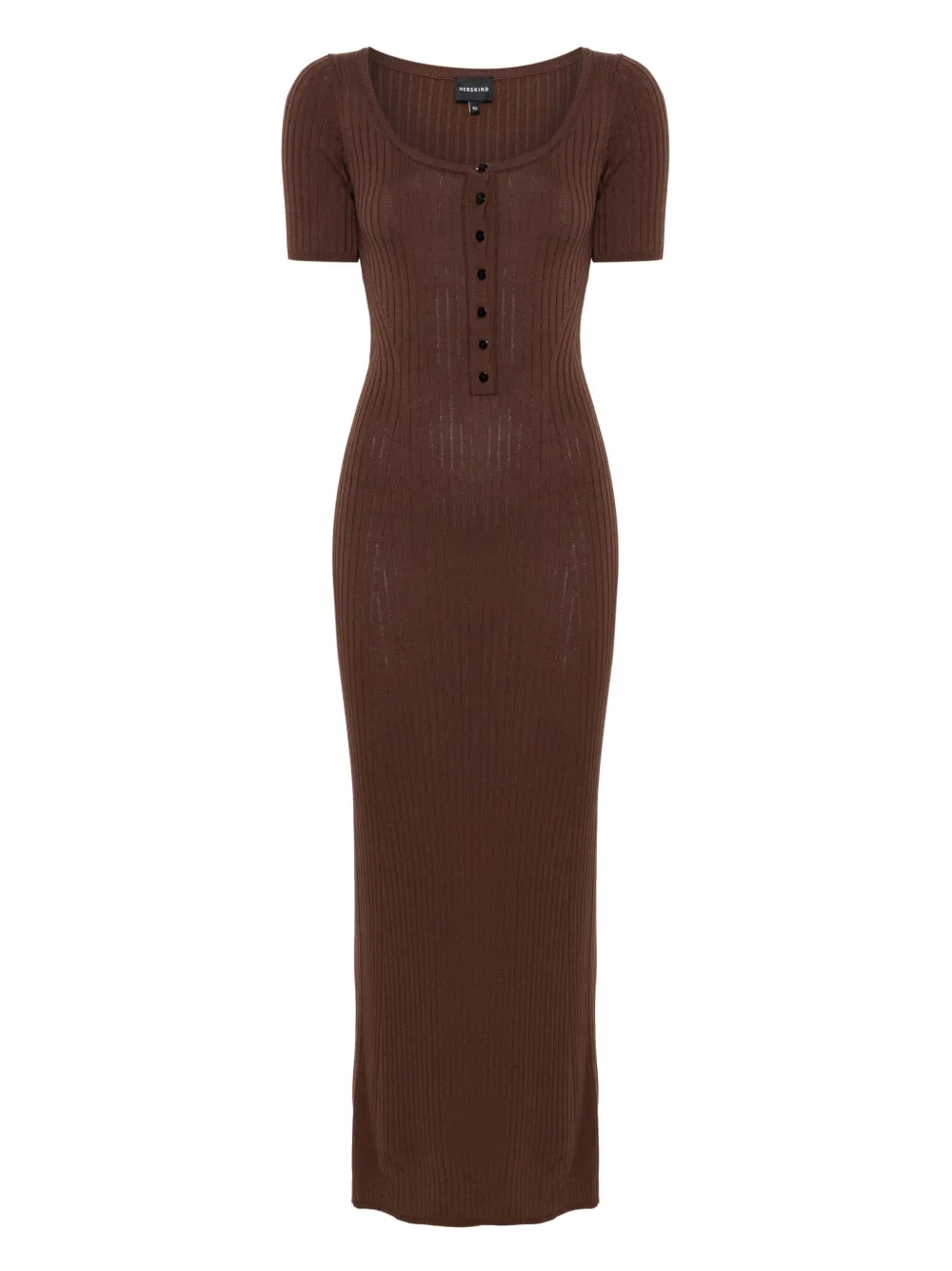 HERSKIND Mira maxi dress - Marrone