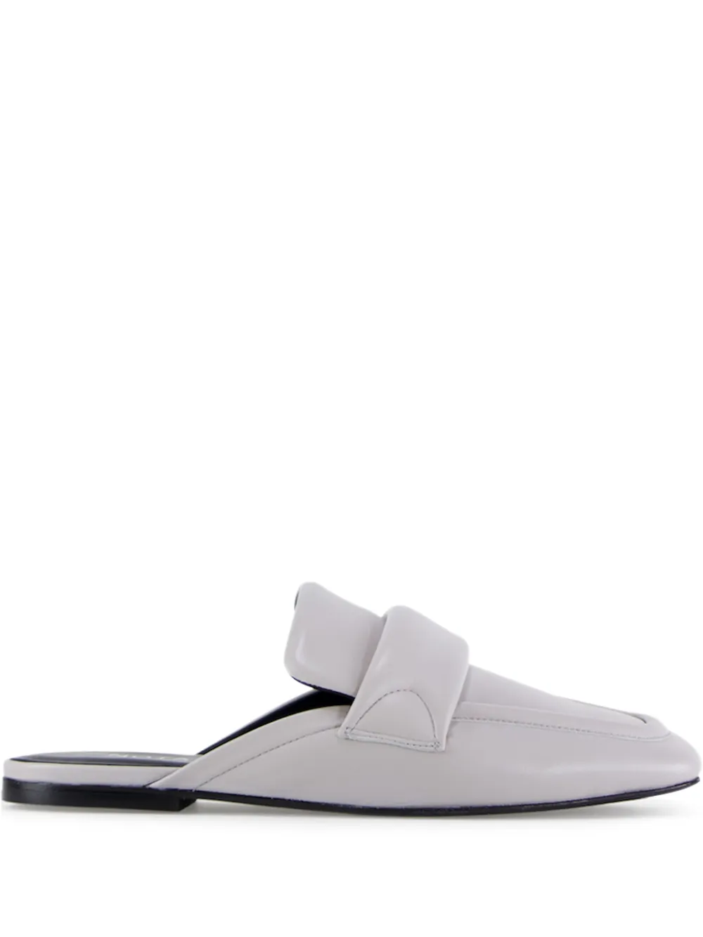 Notabene Charlie dual-strap flat mules - Grigio