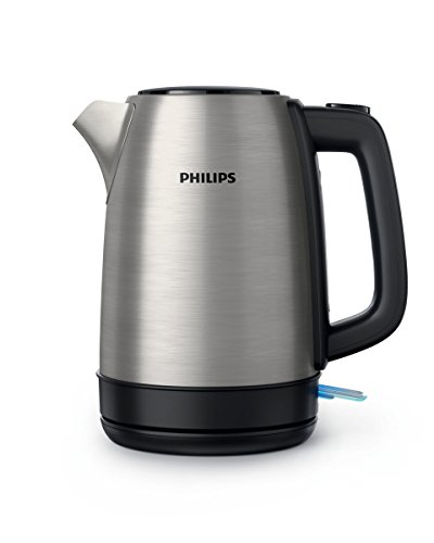 Philips Daily Collection Hd9350/92 Bollitore Elettrico 1,7 L Nero, Acciaio Inossidabile 2200 W