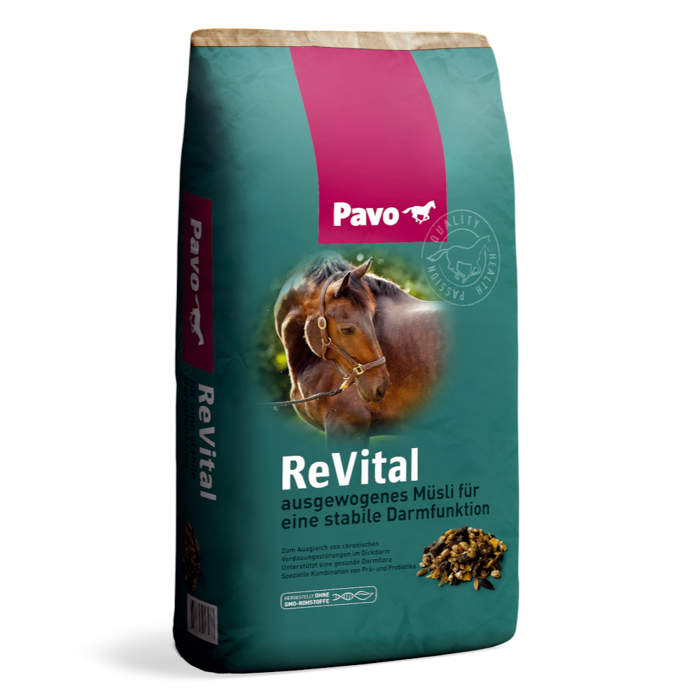 Pavo ReVital Muesli complemento alimentare per cavalli - 15 kg