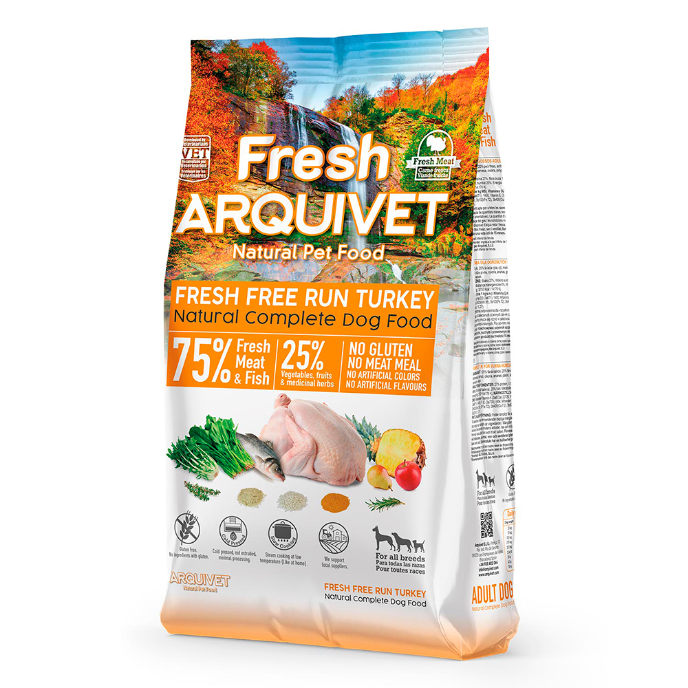 Arquivet Fresh Free Run Turkey Crocchette cane - 2,5 kg