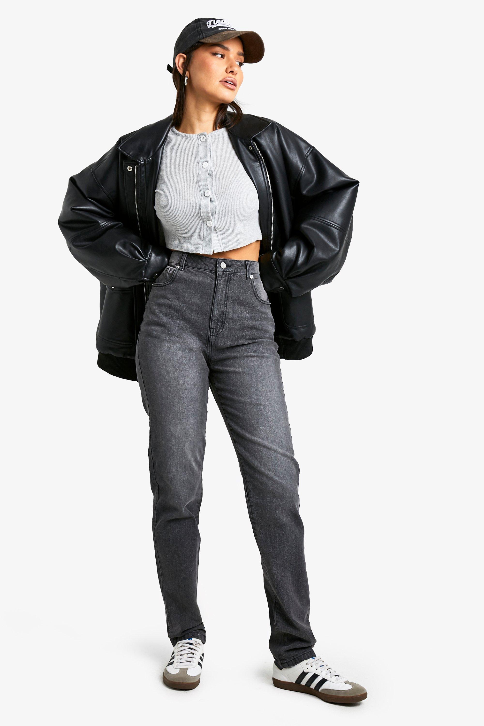 Jeans Tall Basic Slim Fit, Grigio