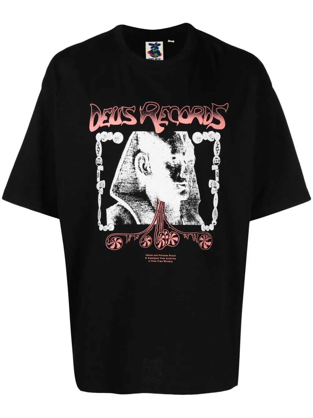 Deus Ex Machina T-shirt Time Worship - Nero