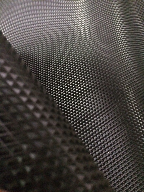 Lastra tappeto gomma grano riso nera 1000x1000mm spessore 3.5mm
