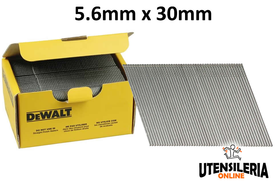 Punti metallici SX galvanizzati 5.6x30mm DeWalt (3000pz)