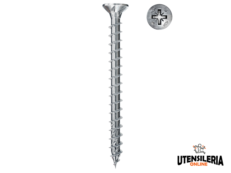 Viti per legno Fischer FPF II CZF BC Power-Fast 5.0x filetto totale (200pz)