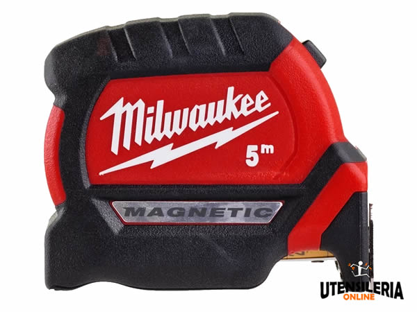 Flessometro magnetico Premium Milwaukee 5 metri x 27 mm