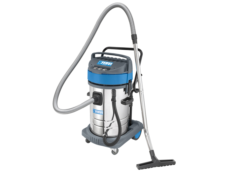Aspiratore solidi/liquidi Fervi A040/803 con 3 motori, capacit�� 80 lt