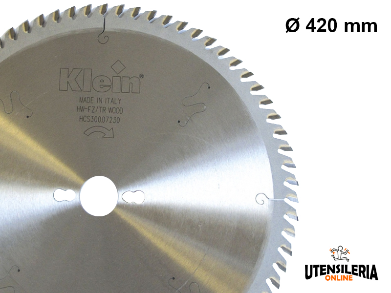 Lama circolare Klein XtraCut HW ��420x80mm per sezionatrici PH04, 72 denti