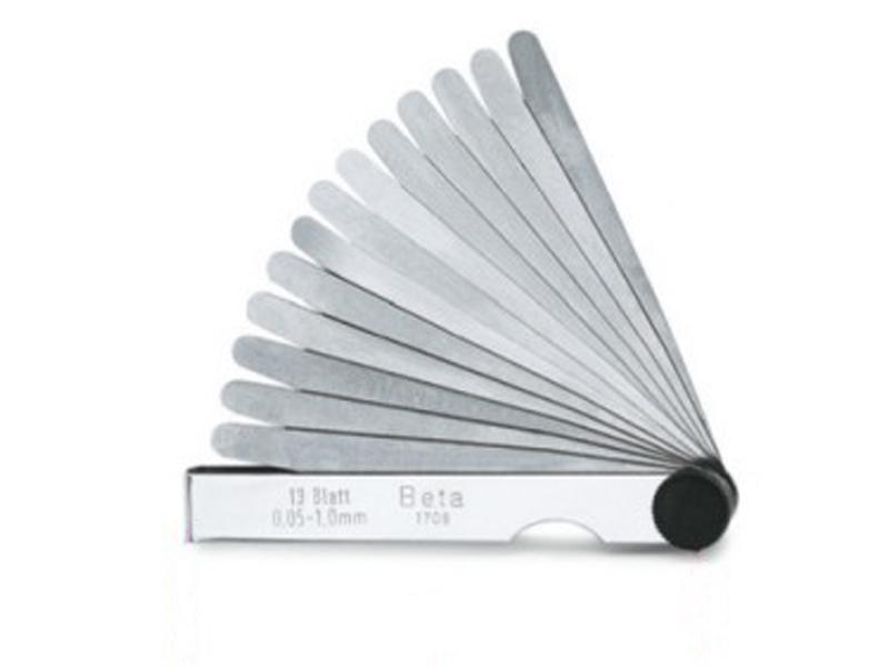 Spessimetri a lamelle beta 1708 con lame in acciaio, 0,05-1mm