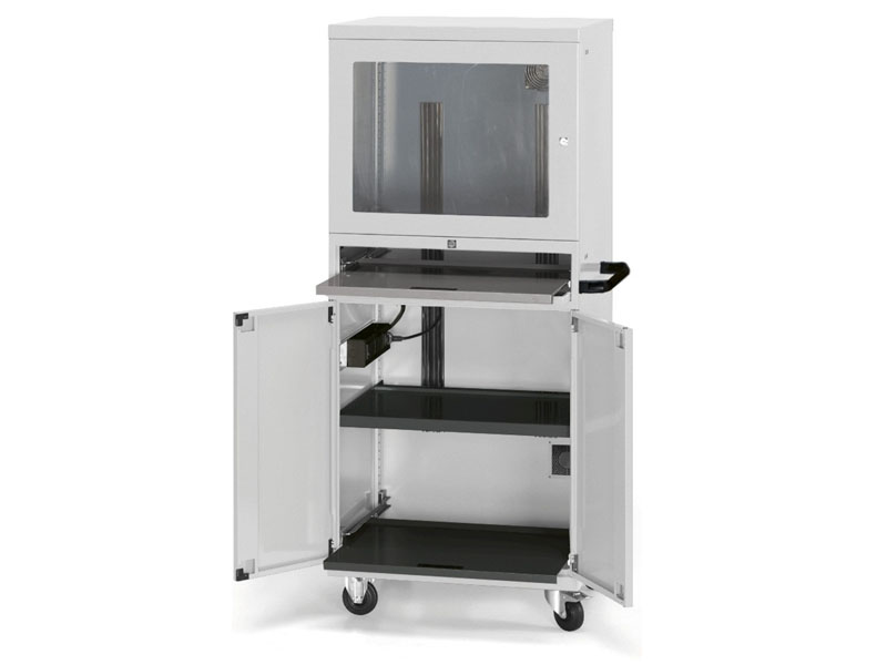 Armadio porta computer Fami Standard CS 807x654x1688mm con ruote