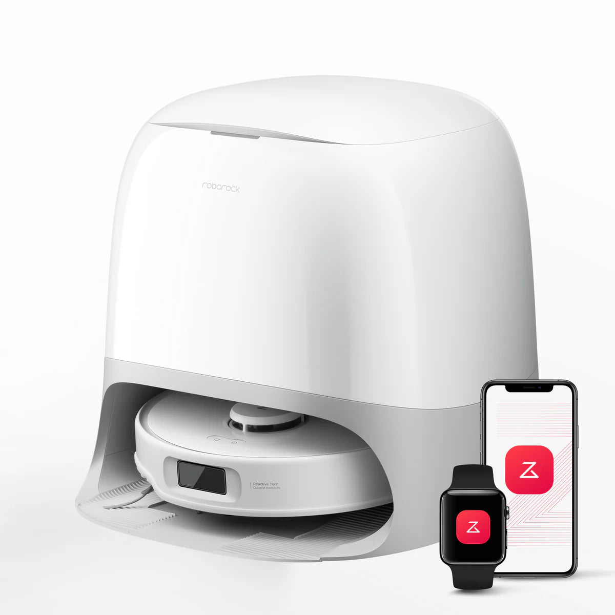 Roborock Qrevo Curv S5X robot aspirapolvere con stazione multifunziona